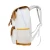 Import British Style Color-Block Student Backpack | Water-Resistant Polyester & PU Backpack from China