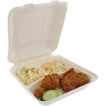 Biodegradable food container takeaway to go containers food disposable 9 inch sugarcane bagasse food container