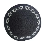 Factory wholesale Jewish Kipa Hand Knit Kippot Judaica Crochet, Hand Knitted Yarmulke, Knitting Kippah Hat Caps