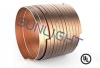 Copper bonded steel tape coil
