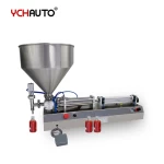 1 2 3 4 heads semi automatic paste liquid peanut butter filling machine