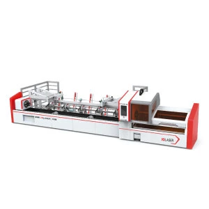 10% discount FLT-6020EN for metal pipe/tube  laser cutting equip auto feeding system