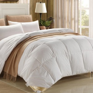 100 cotton Hotel white duvet luxury down alternative comforter queen size