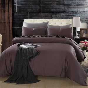 100% Microfiber duvet cover, 70-120GSM custom printed bed sheets and adult bedding set
