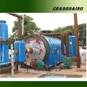 100% no pollution used tyre recycling machine