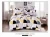 Import 100% Polyester Bedding Set King Queen Double Single Size 4 Pieces Colorful Bed Sheet Set from China