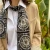 Import 100% silk small scarf ribbon ribbon web celebrity with the same style compass crepe satin shop owner recommended from China