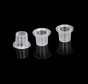 1000PCS High Quality Tattoo Pigment Caps Ink Cups White Color Plastic Tattoo Ink Caps
