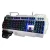 Import 104Keys  LED Illumination Semi Mechanical  Keyboard With Metal panel Spanish from China