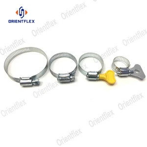 10mm 25mm 50mm hose tightening clamp 100mm 150mm metal circular quick fuel gas hose clamp