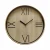 Import 12 inch 30cm home decoration gold color modern plastic wall clock from China