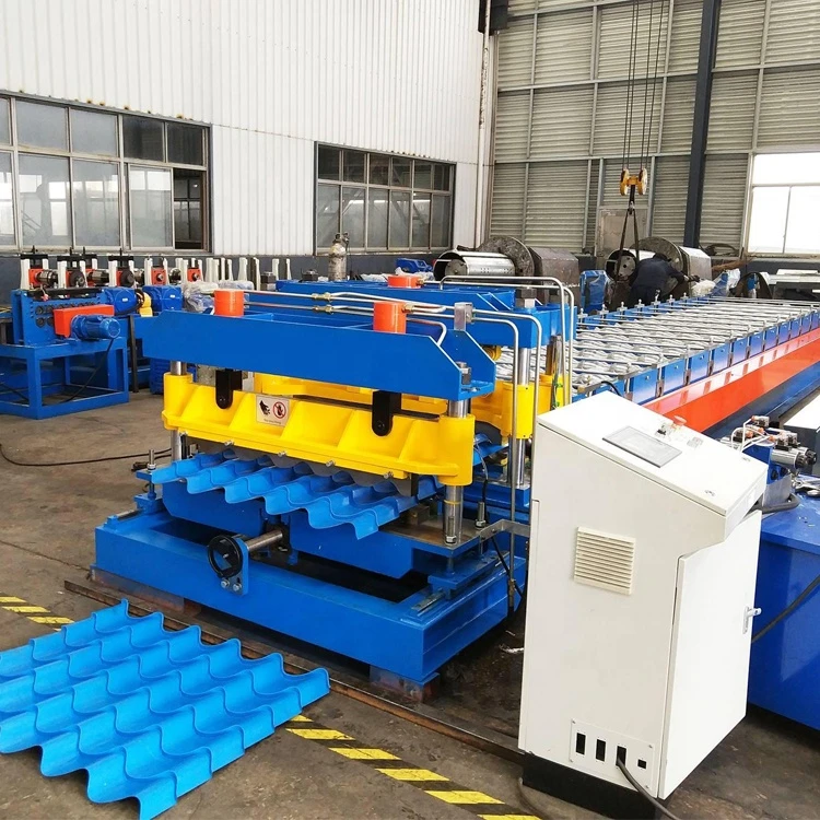 12m/min Production Capacity Metal Roofing Circular Glazed Tile Forming Machine