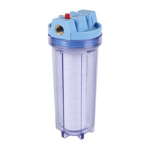 1/2&quot; 3/4&quot; 125 PSL portable food industrial home  water filter with plastic bracket wrench and brass port