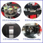 12x150mm cutting punching machine bending copper bar