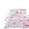 130x70 100% cotton bedding set with nice flower printing pattern