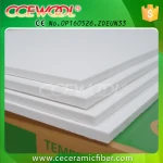1400c high quality insulation ceramic fibre board supplier