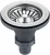 Import 1.5 inch Plastic Stainless steel Sink Drain Basket Strainer LB-9127 from China
