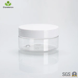 150ml Food Grade PET Bath Salt Face Cream Body Butter Cosmetic Empty Frosted Matte Plastic Jar with Plastic Aluminum Lid Cap