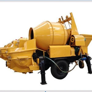 15m3/h Construction machinery concrete pumps JBT15 movable mini concrete mixer pump