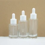 15ml 20ml 30ml 40ml 50ml 60ml 80ml 100ml frosted essential oil glass dropper bottle with packaging box