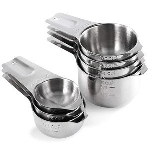 15pc Professional Magnetic Measurement Conversion Chart Stainless Steel Measuring Cups and Spoons set