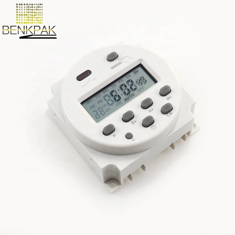 16A Digital LCD Power Programmable Timer CN101 on off Time switch