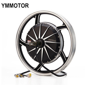 17 Inch 3000W 72V Fast Speed Powerful Electric Brushless Dc Motor For Motorcycle
