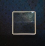17.3mm square Small square,rectangular Quartz Glass plate for laser instrument,optical instrument
