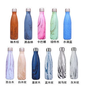 17OZ Stainless Steel Insulated Vacuum Flasks Thermoses Cola Shape Sport Water Bottle