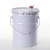 Import 18 liter cheap round white metal paint/chemical bucket/pail/drum from China
