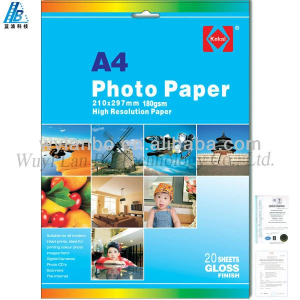 180g A4 Glossy Photo Paper 20 sheets