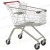 Import 180L volume wholesale zinc supermarket luggage cart with wheels from China