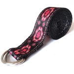 187*3.8cm Yoga Belt Cotton Gym Rope Pull Stretch Belt Pilates Band Body Building Sport Yoga Stretch Strap Fitness Accessories