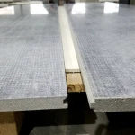 19mm Grey color Pure sulfate mgo board for floor with high bending strength T/G groove
