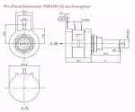 1K 5K 10K 20K 100K 200K 500K Rotary Potentiometers, types of potentiometer