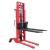 Import 1T-2T 1.6M-3.5M manual hydraulic elevator hand stacker forklifts from China