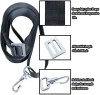 2 PCS Loops and Single Snap Hook- 45"~88" Stainless Steel Boat Awning Hardware Boat Top Straps