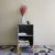 Import 2 tier nightstand wooden beside table stotage cabinet  nightstand night table grey wooden beside table from China