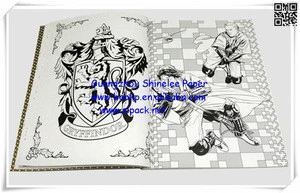 2017 best selling hand painting children or adult coloring Book/ harry potter