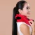 Import 2017 Good quality neckwear big ball short style rabbit fur winter scarf from China