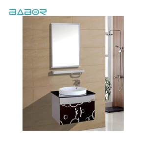 2018 bathroom products 24 inch cabinet bedroom wall cabinet flat pack black stainless steel bathroom vanity