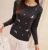 Import 2018 New Arrival Hot Selling Beautiful Round-neck Woman Embroidery Sweater Halter Lady Sweater from China