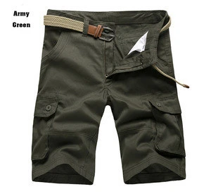 2018 New Custom High Quality Plus Size 29-46 Mens Casual Shorts Mens Camouflage Loose Cargo Shorts Mens Multi-Pocket Shorts