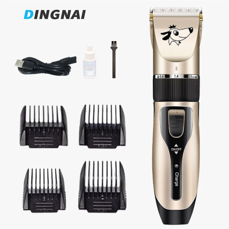 2020 Amazon pet electric clippers dog shaver Teddy cat dog hair rechargeable electric pusher Hair Trimmer