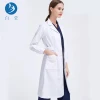 2020 baiying wholesale Comfortable 100% cotton Science Medical Lab coat lab coat designs