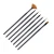 Import 2020 Basic 7 pieces Set wood Handle Nail Art Brush Kit Fan Brush Manicure tools for Dotting Drawing design Sculpting from China