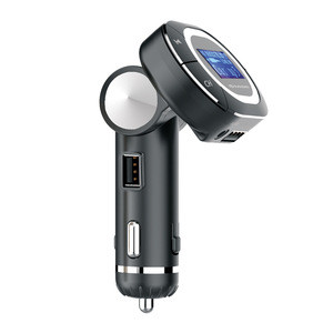 2020 Best Seller Bluetooth Car Kit FM Transmitter Charger Support SIRI FM Receiver