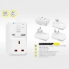 2020 best seller timer control smart travel charger usb-c power adapter portable 2 usb timer charger for phone charger