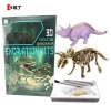 2020 best-selling products 3D model PVC dinosaur fossil digging toys and dinosaur simulation series children&#39;s gifts