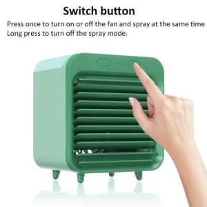 2020 hot selling Home use Air Conditioner Fan Water Mist Rechargeable Portable Mini Air Conditioner
